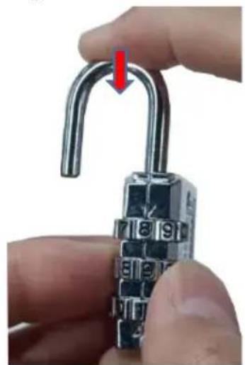 Vevor 6604 - To set your personal combination, follow these steps: - 3