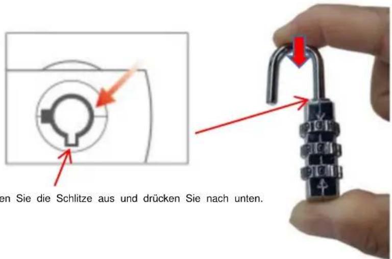 Vevor 6604 - Um Ihre persönliche Kombination einzustellen, gehen Sie folgendermaßen vor: - 2