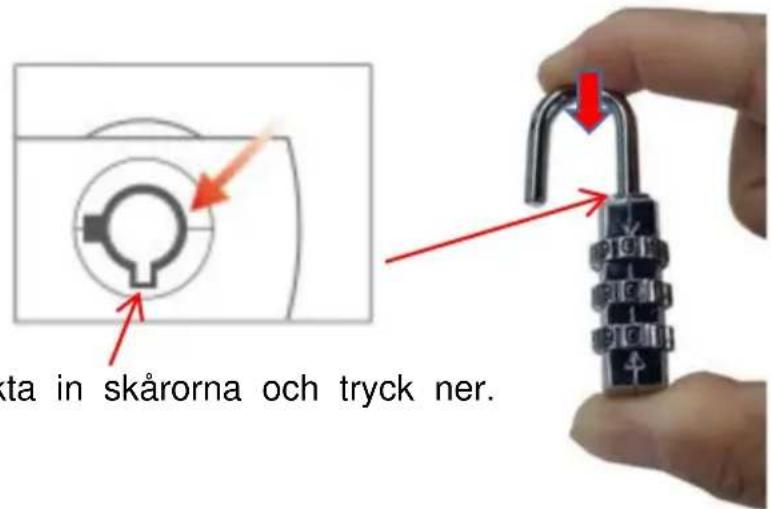 Vevor 6604 - Följ dessa steg för att ställa in din personliga kombination: - 2