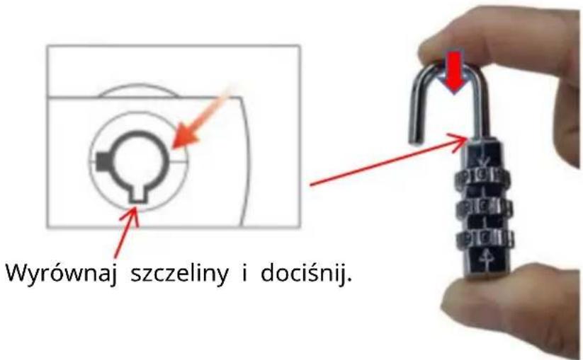 Vevor 6604 - INSTRUKCJA DOTYCZĄCA ZAMKA SZYFROWEGO Zamek - 3