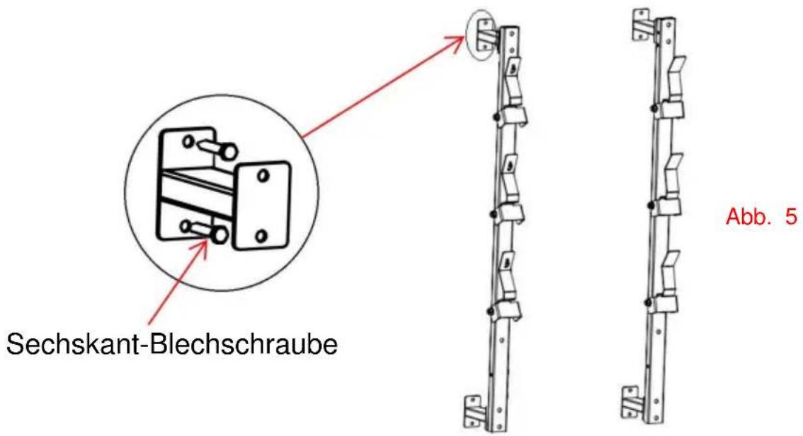 Vevor 6604 - B: Montage an Holzwandpfosten - 2