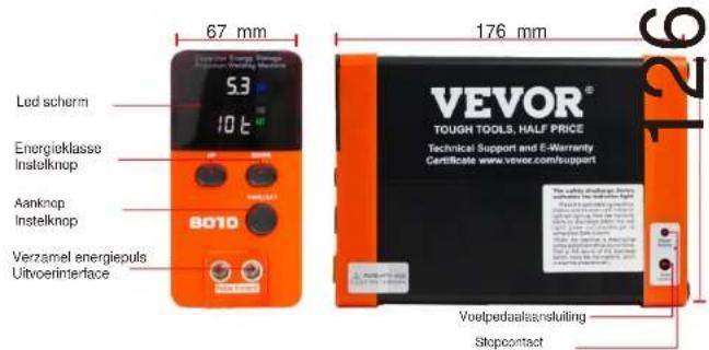 Vevor 801D - Handleiding voor aanpassing - 9