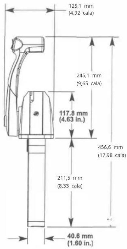 Vevor 8M0059686 - Wymagany prześwit montażowy dla pilota zdalnego sterowania z jednym uchwytem - 2