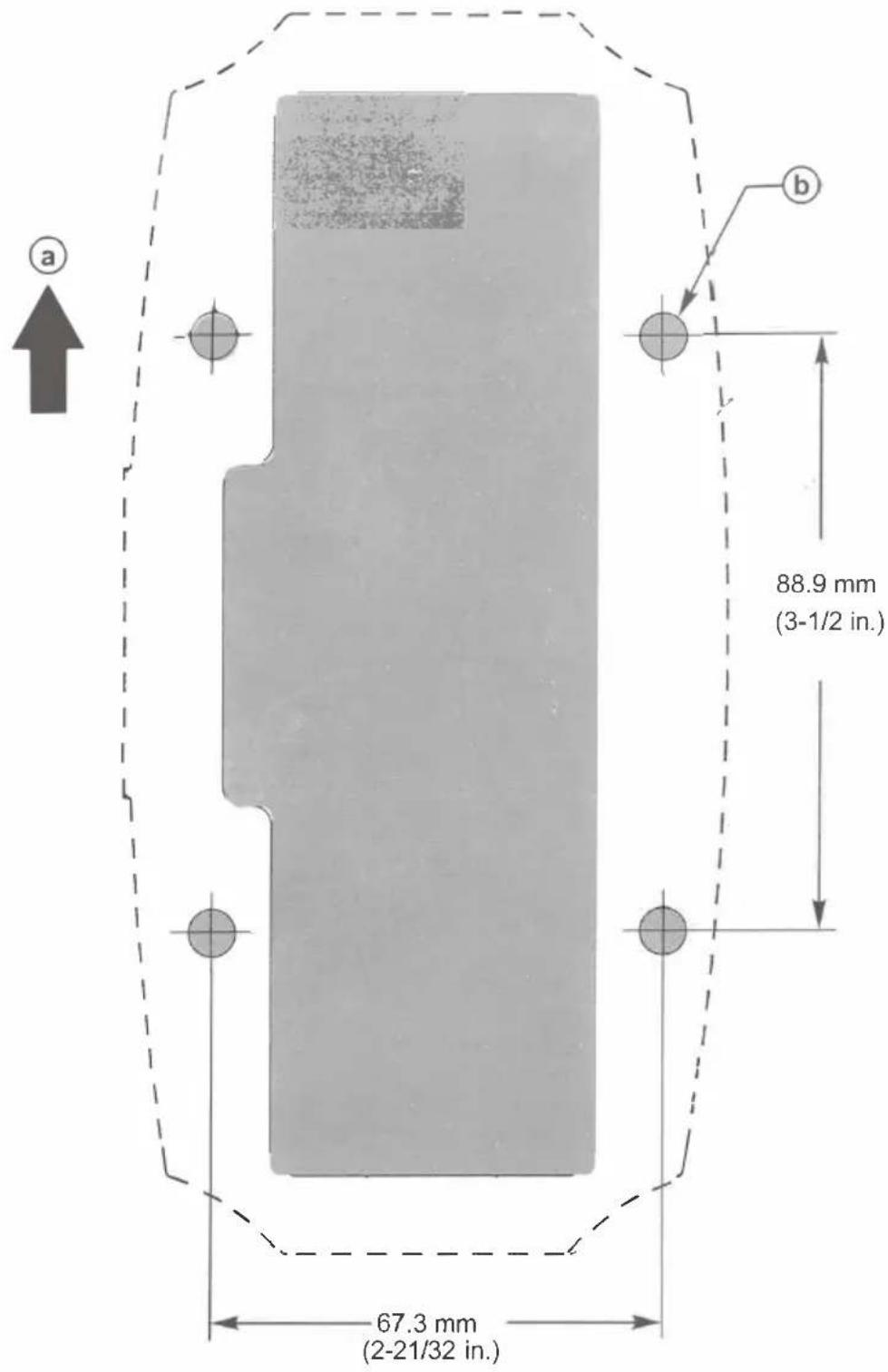 Vevor 8M0059686 - Single Handle Mounting Template - 1