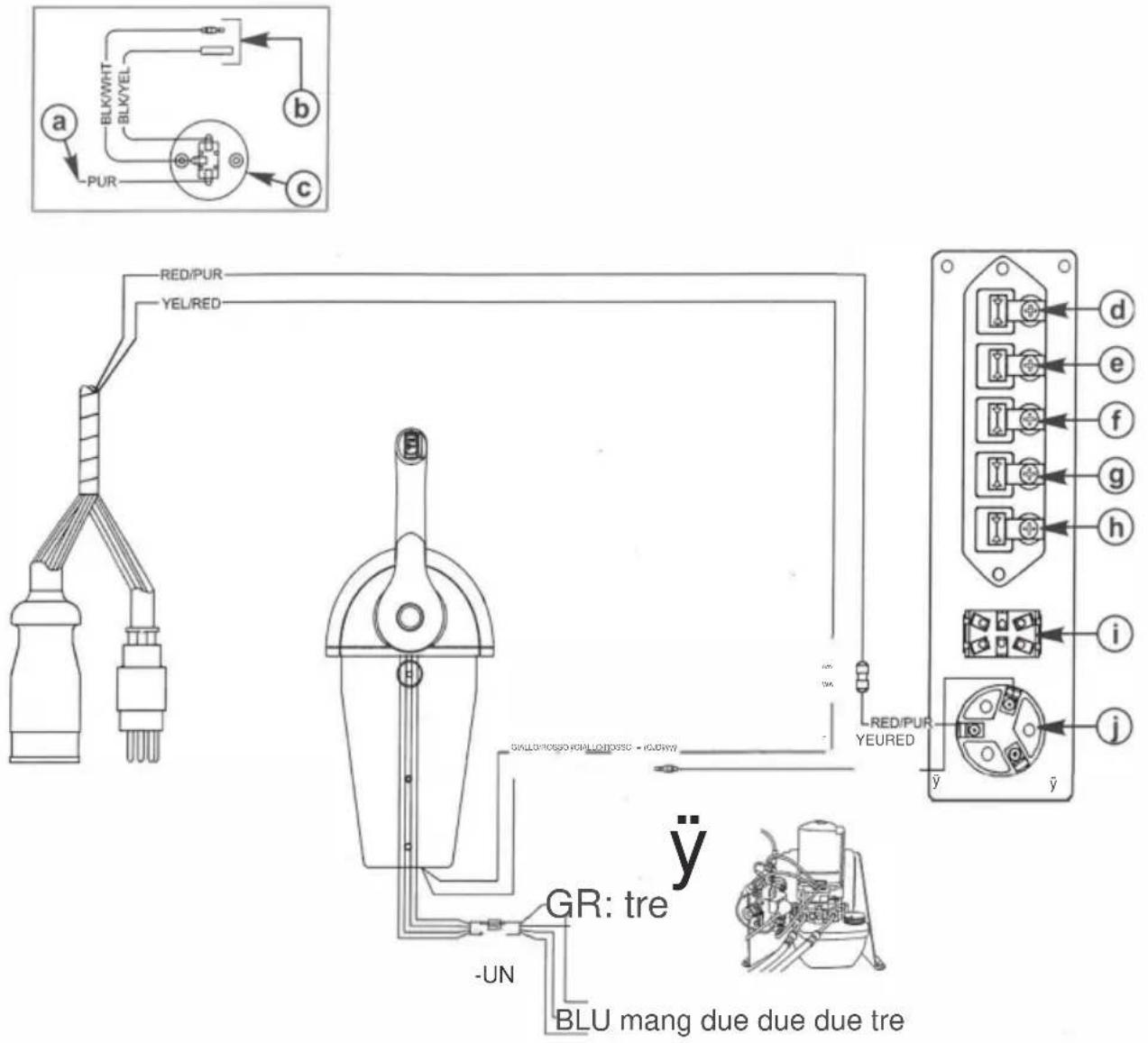 Vevor 8M0059686 - Schema elettrico Fuoribordo singolo - 4