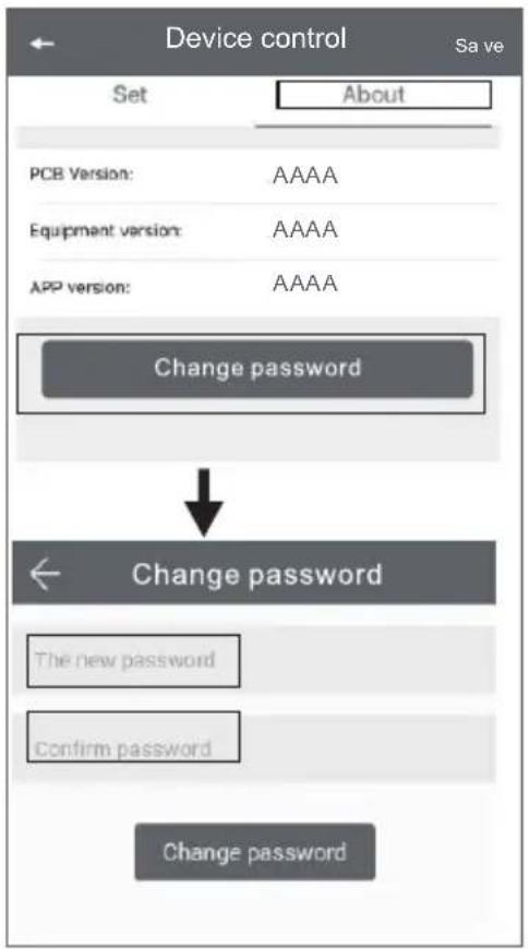 Vevor A501 - AMEND PASSWORD - 1