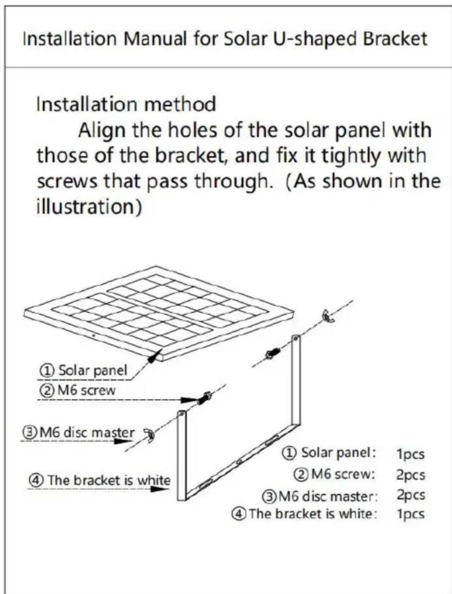 Vevor 30W - Pasos de instalación : - 1