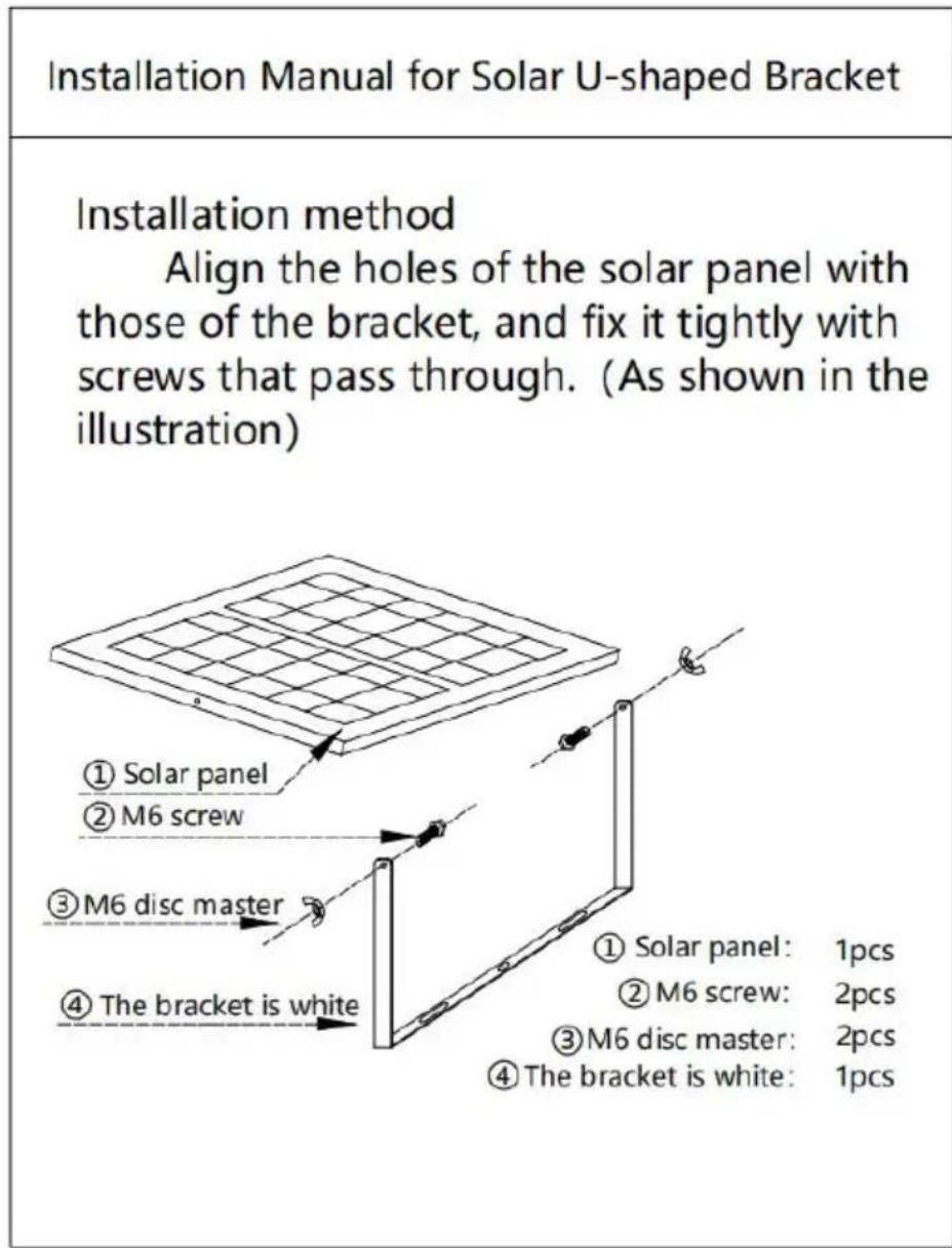 Vevor 30W - Installation steps: - 1