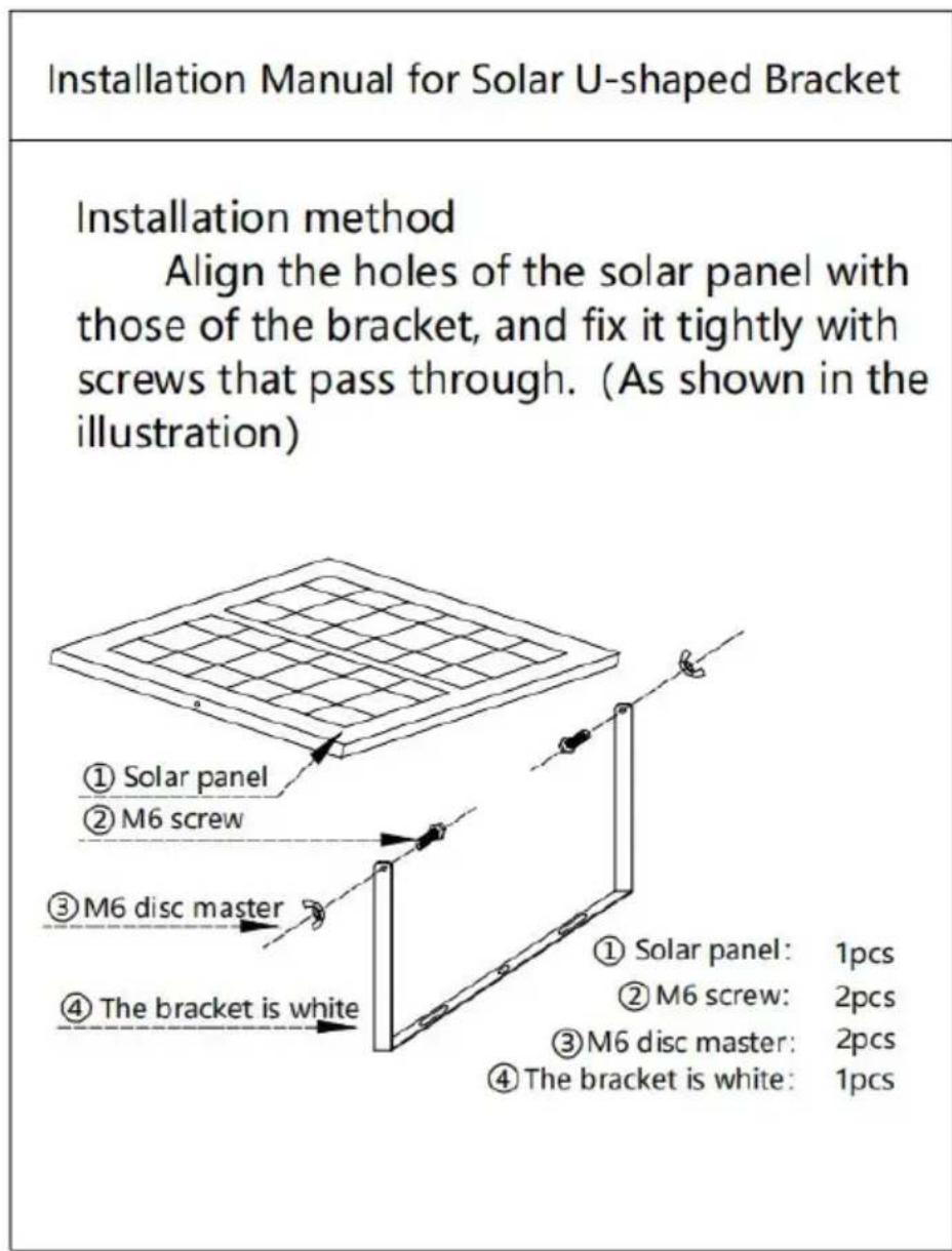 Vevor 30W - 14.Installatiestappen : - 1