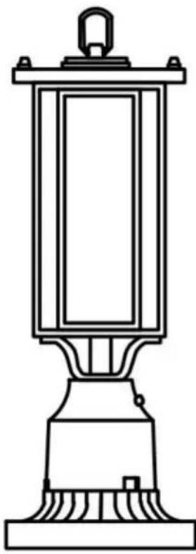 Vevor 9050 - Utomhus pelarljus - 1