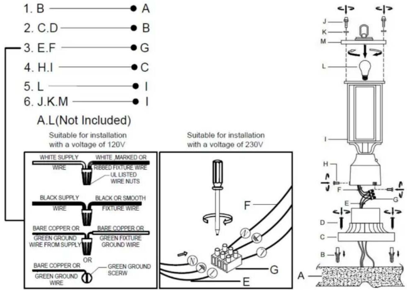 Vevor 9050 - INSTRUCTIONS DE MONTAGE ET D'INSTALLATION - 1