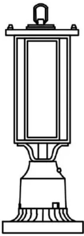 Vevor 9050 - Outdoor pillar lights USER MANUAL - 1