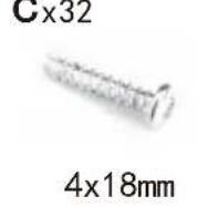 Vevor AC8283 - Part list as below: - 40