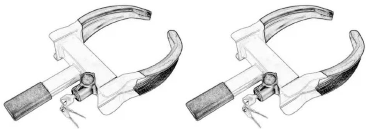 Vevor 6994B - TIRE CLAMP LOCK - 1