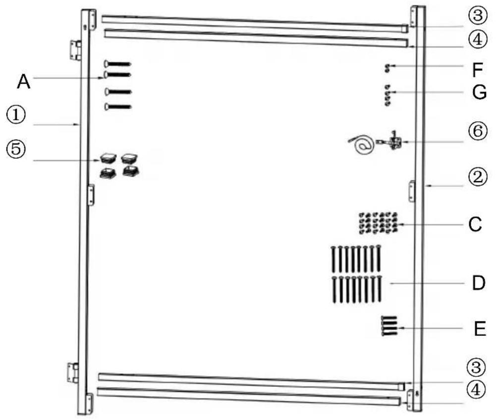 Vevor AA70000304 - PRODUCT STRUCTURE - 1