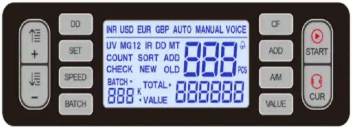 Vevor AL-162A - control panel y pantalla Introducción - 1