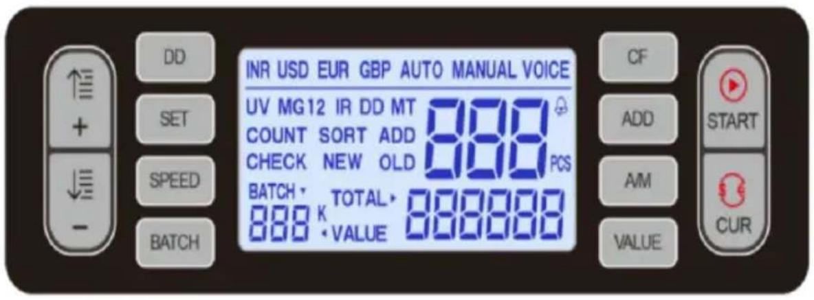 Vevor AL-162A - Kontrolle Bedienfeld und Anzeige Einführung - 1