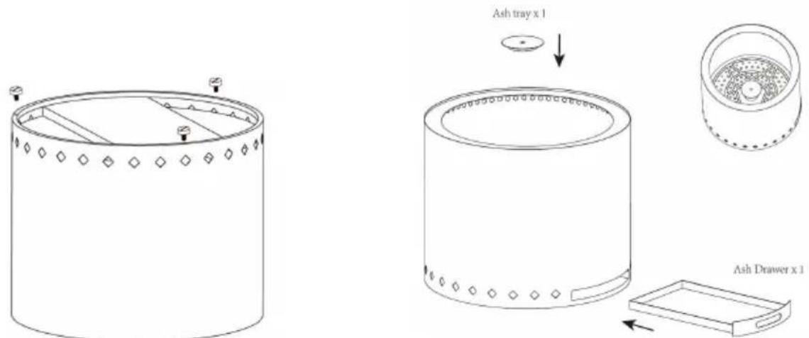 Vevor 6834-71 - Assembly instructions: - 1