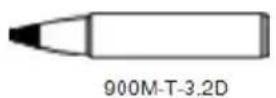 Vevor AE960D - T900M SERIES SOLDERING TIPS (AE960D) - 7