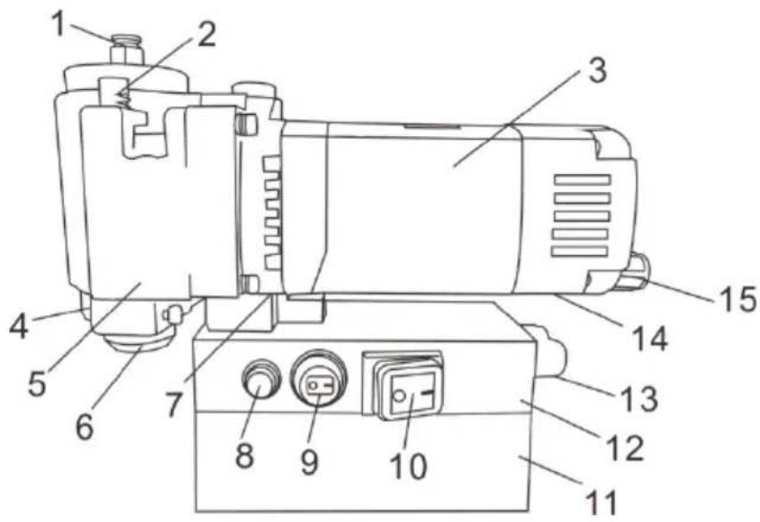Vevor 8840E - STRUCTURE DIAGRAM - 1
