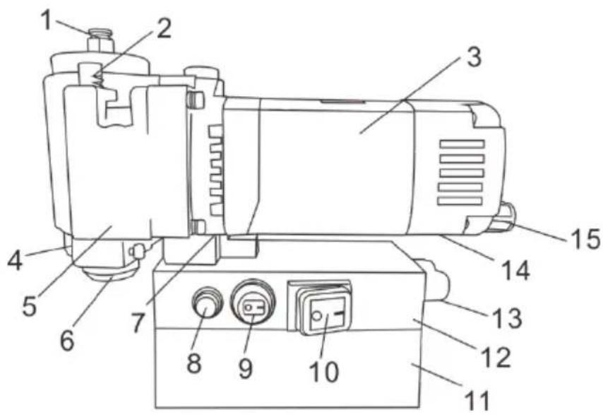 Vevor 8840E - STRUCTURE DIAGRAM - 1