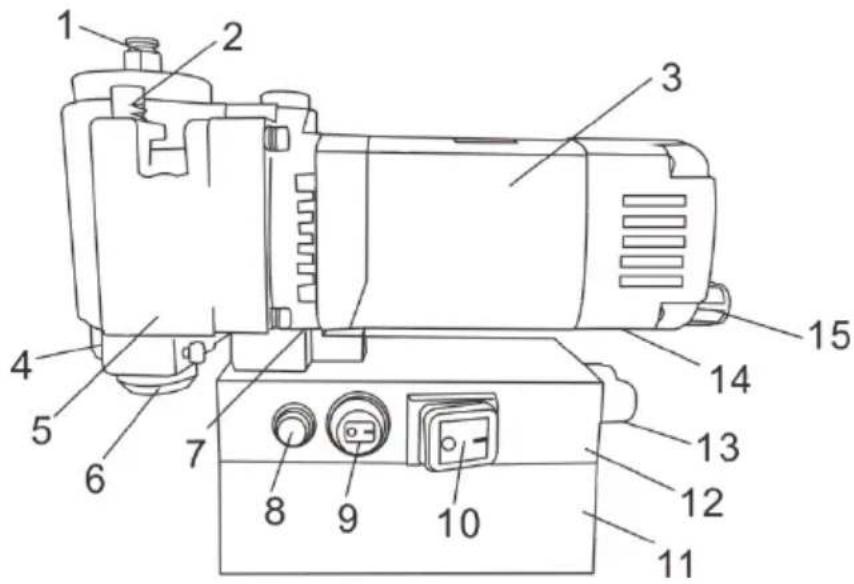 Vevor 8840E - STRUCTURE DIAGRAM - 1