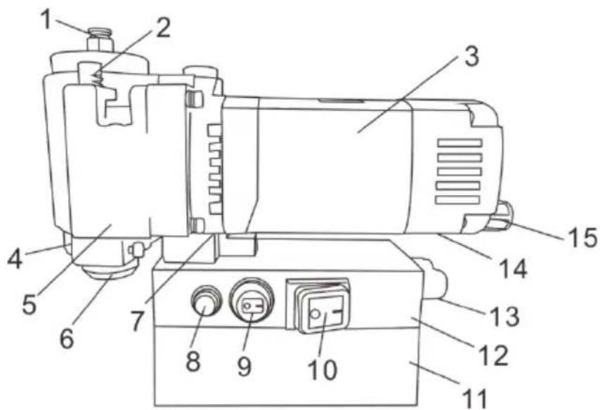 Vevor 8840E - STRUCTURE DIAGRAM - 1