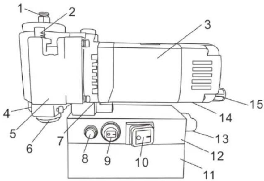 Vevor 8840E - STRUCTURE DIAGRAM - 1