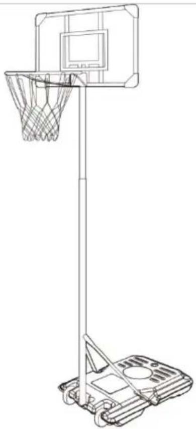 Vevor BCP0182 - BASKETBALL HOOP STAND - 1