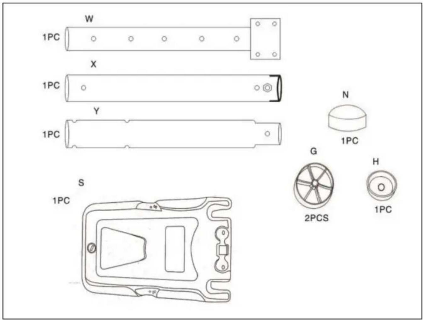 Vevor BCP0182 - AVVERTIMENTO: - 1