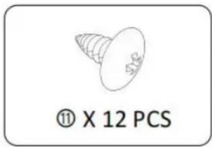 Vevor CSF-D24102 - PACKAGE CONTENTS - 48