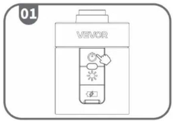 Vevor CCH001 - Passaggi per sgonfiare - 1