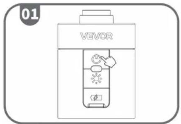 Vevor CCH001 - Steps to deflate - 1