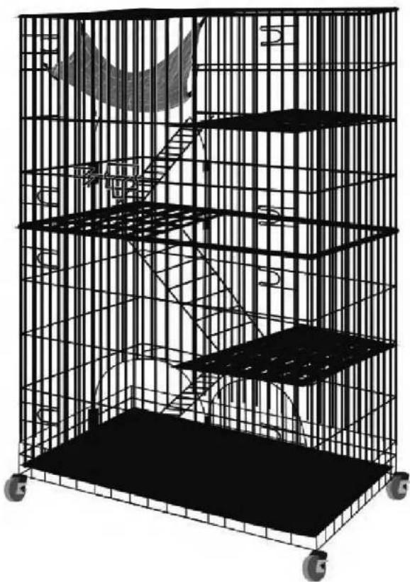Vevor BSL-4C - CAT CAGE - 1
