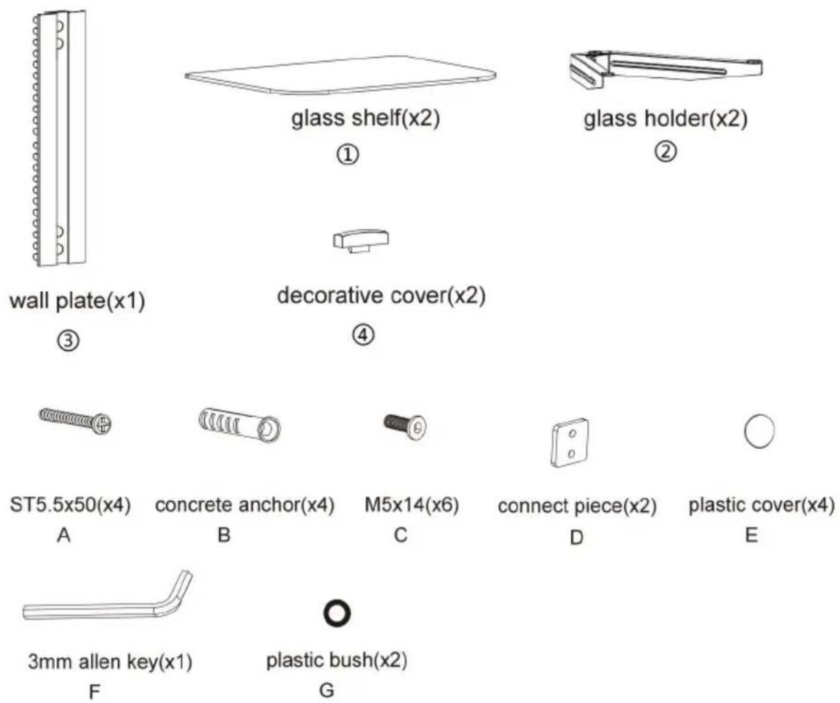 Vevor CS202 - PACKAGE CONTENTS - 1