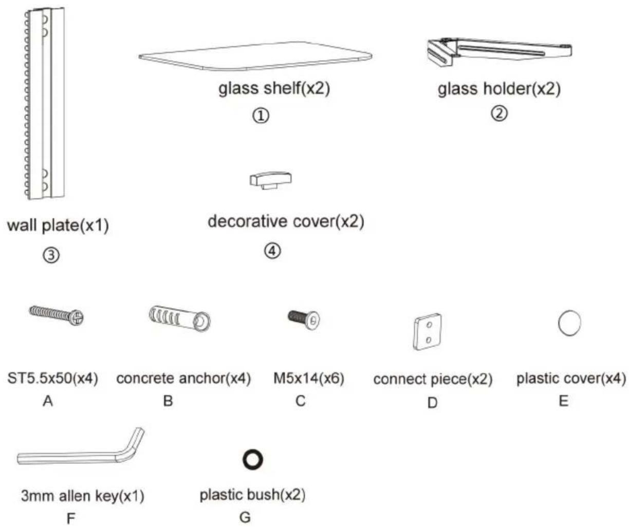 Vevor CS202 - PACKAGE CONTENTS - 1