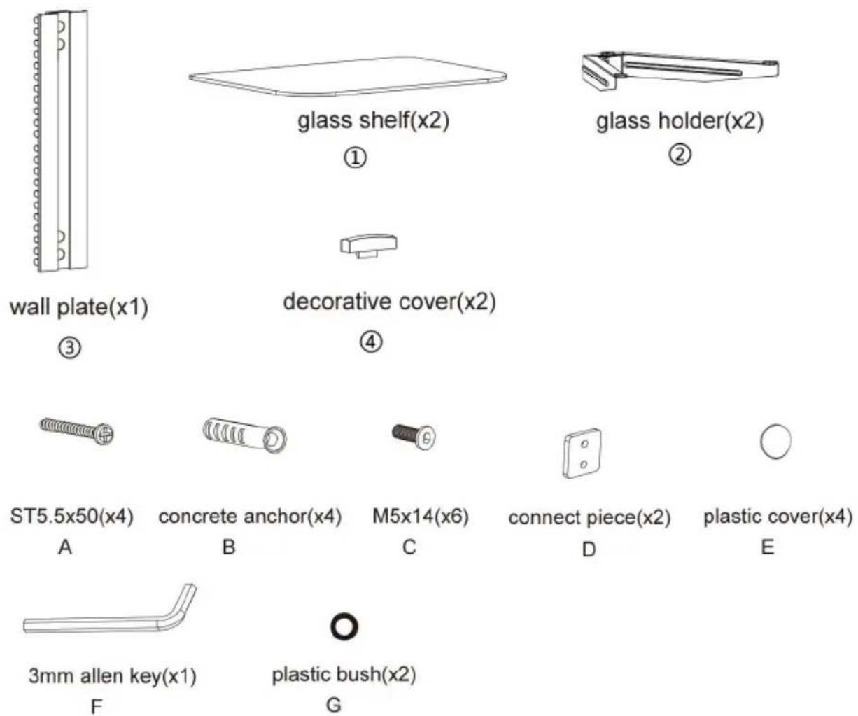 Vevor CS202 - PACKAGE CONTENTS - 1