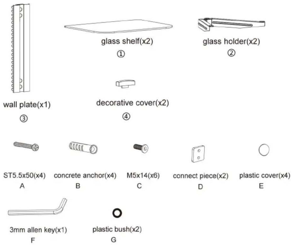 Vevor CS202 - PACKAGE CONTENTS - 1