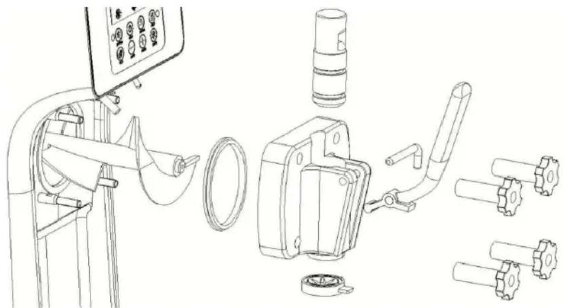 Vevor BQL-9200ST - Montage des Ventilschafts: - 3
