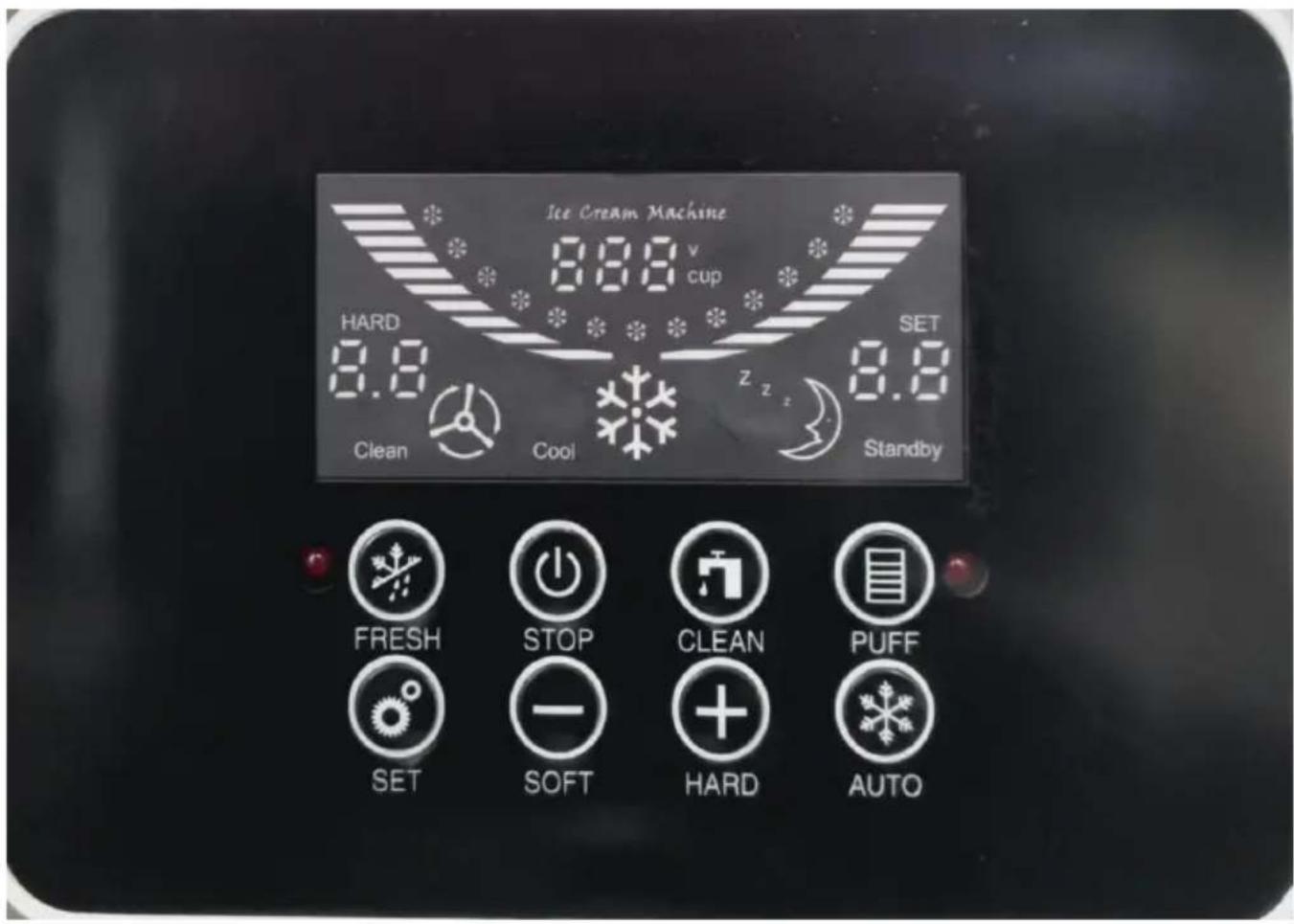 Vevor BQL-9200ST - LCD-Bildschirm-Bedienfeld und Funktionseinführung - 1