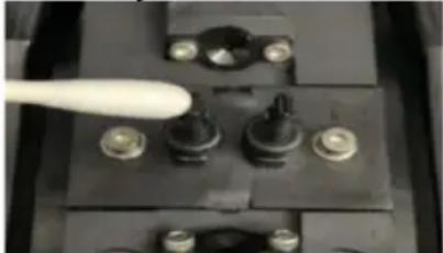 Vevor ALK-T7 - Cleaning the fiber presser pin - 1