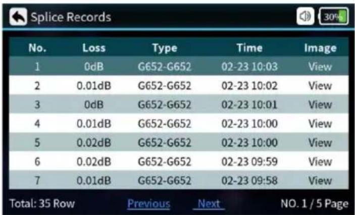 Vevor ALK-T7 - Storage and query of splicing results - 1
