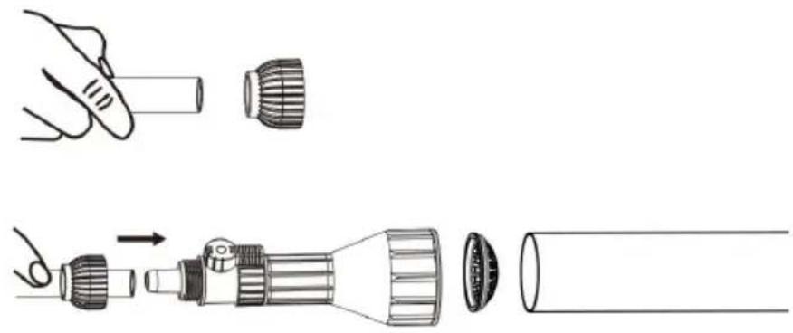 Vevor ASC-150 - Hose connection: - 1
