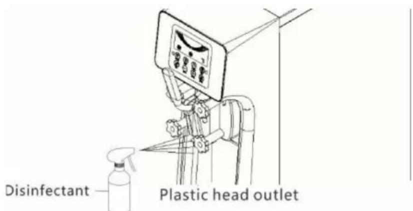 Vevor BQL-9200STA - Liquid outlet valve discharge port. - 1