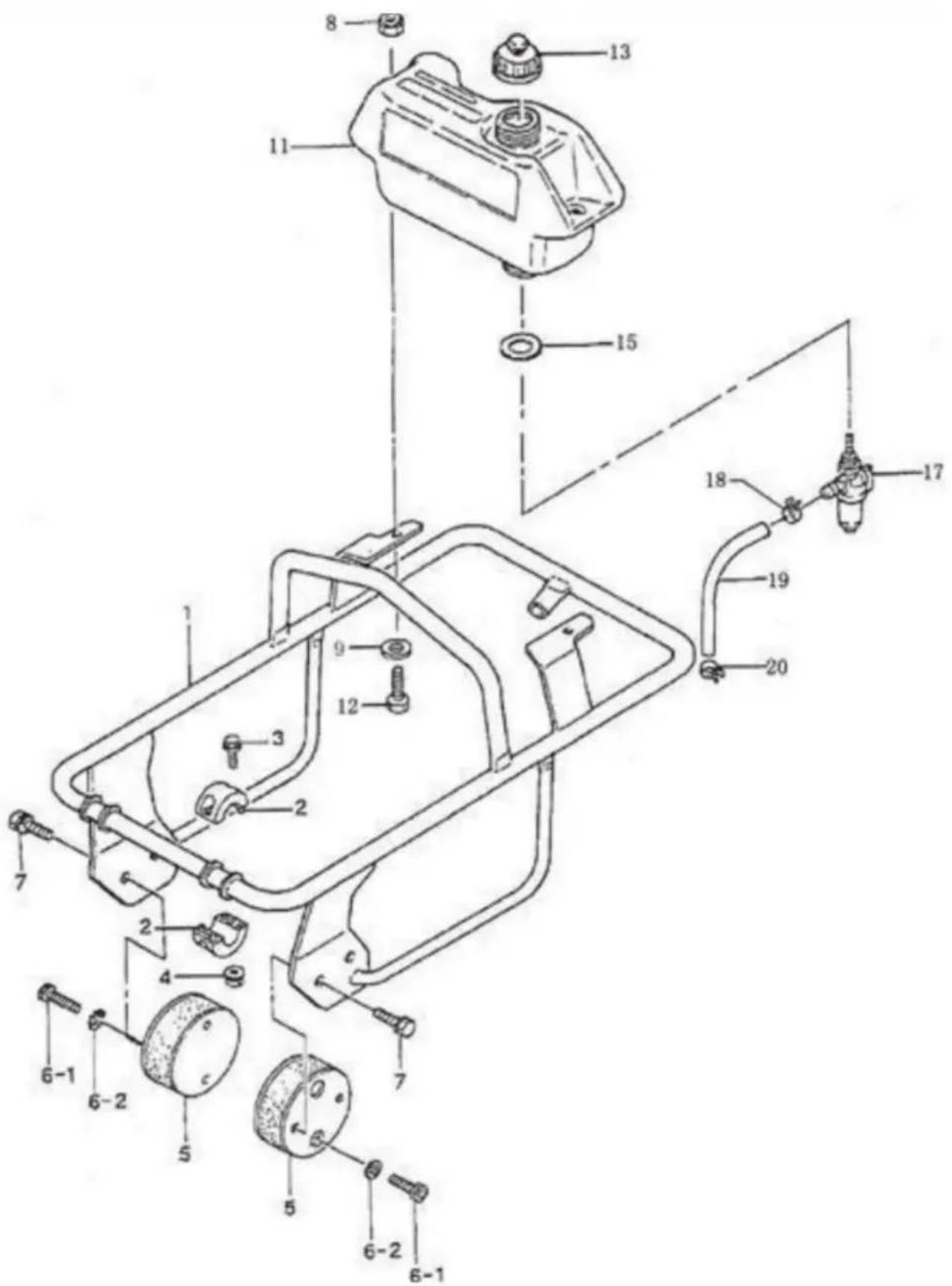 Vevor CNCJ-80K-1 - ZBIORNIK I UCHWYT - 1