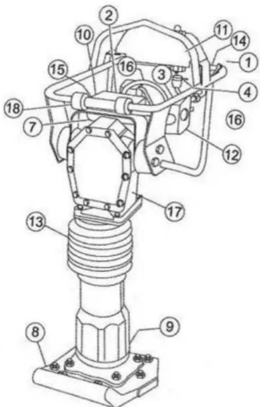 Vevor CNCJ-80K-1 - BEDIENELEMENTE - 1