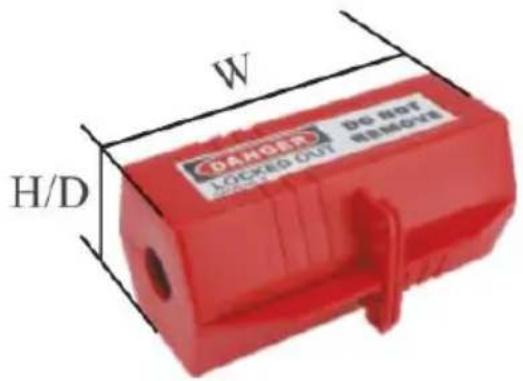 Vevor BD-X07-D41 - BLOKADA WTYCZKI ELEKTRYCZNEJ - 1