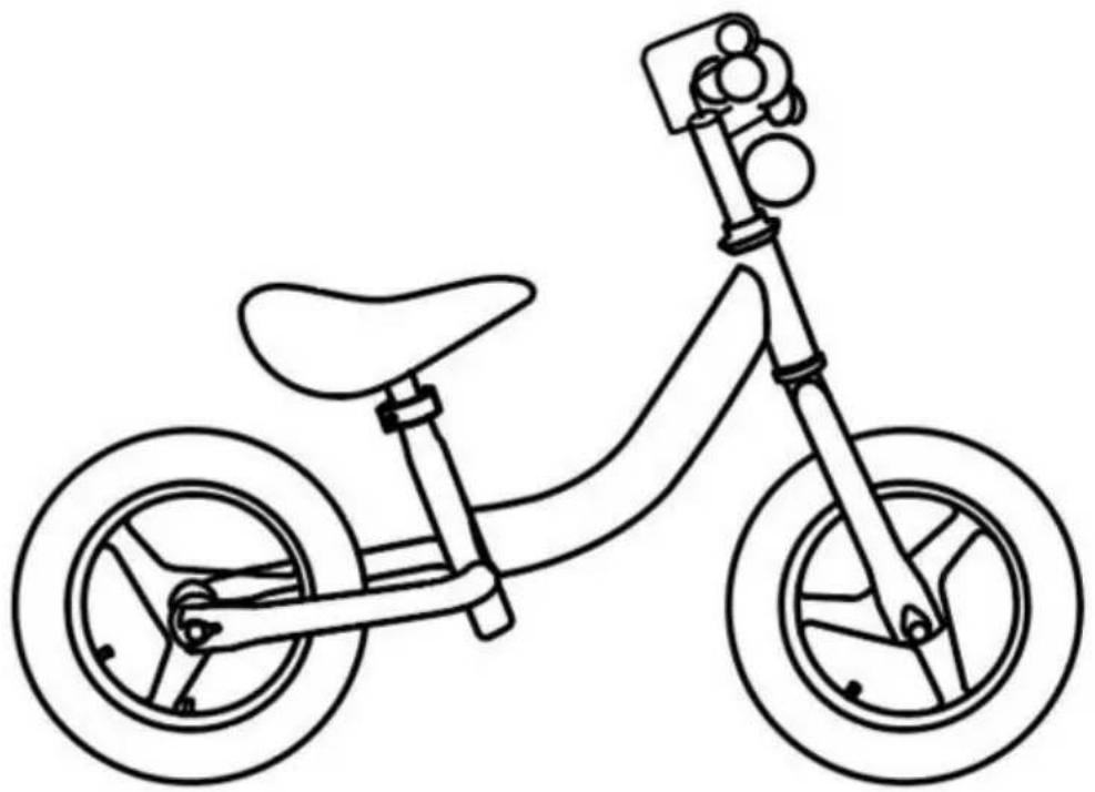 Vevor C68 - Loopfiets voor kinderen - 1