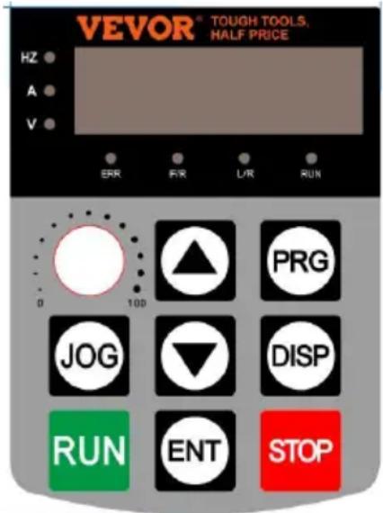 Vevor AT1-7500X - Operation and display - 1