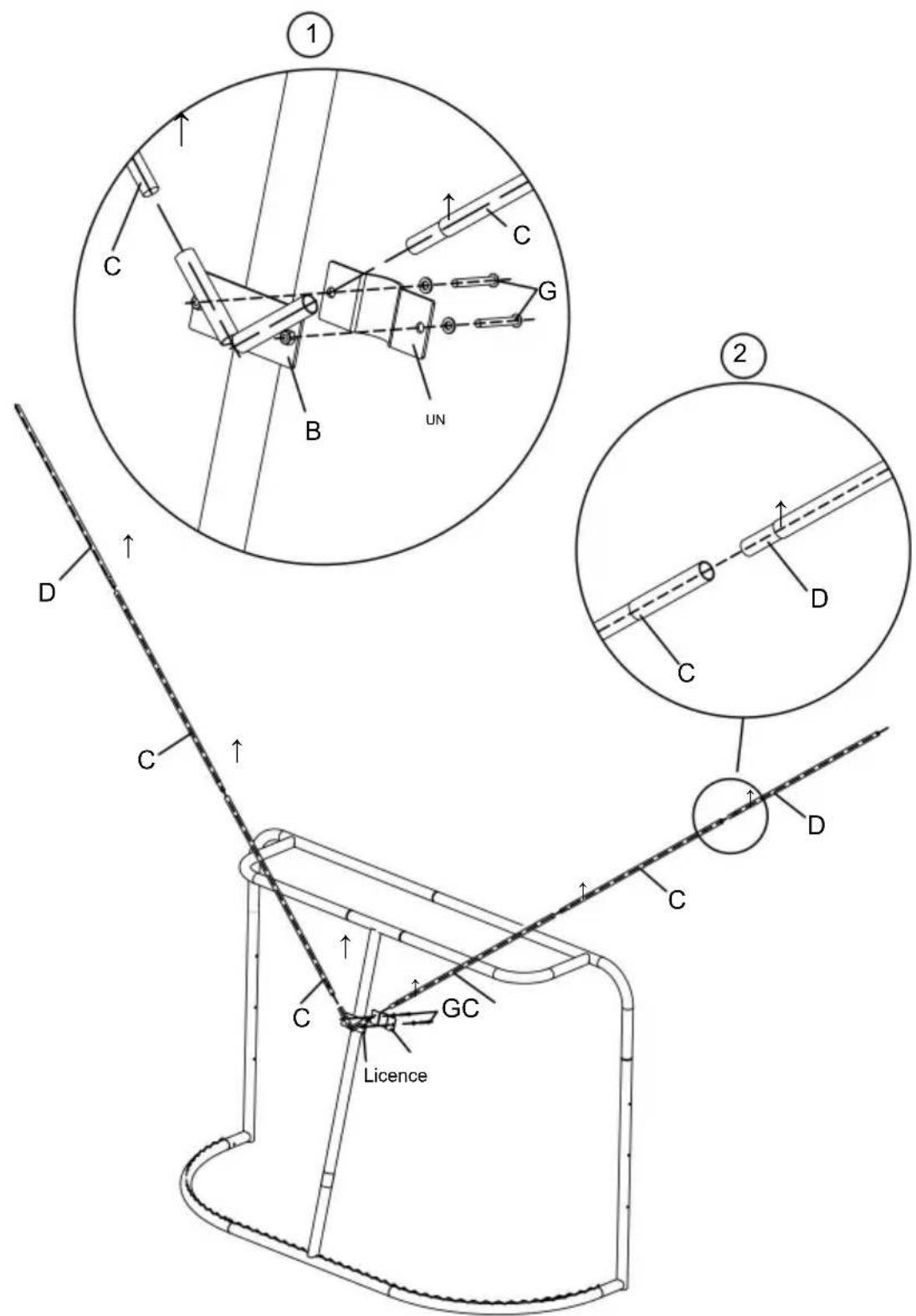 Vevor CD-HG05 - LISTE DES PIÈCES - 4
